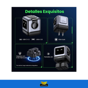 Cargador Celular Usb C 65w Con Cable Usb C 100w 3mts Ugreen