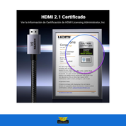 Cable Hdmi Ultra 8k 2.1 Ugreen 3 Metros Alta Velocidad Pc Tv