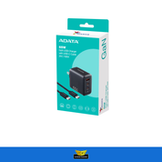 Cargador Usb Gan 65w Con Cable Usb C 2 Metros 100w Adata