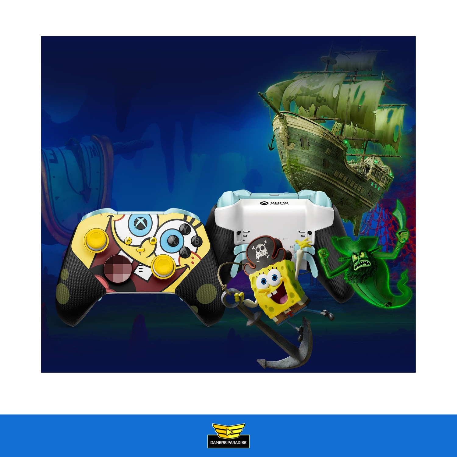 control xbox elite bob esponja edición limitada