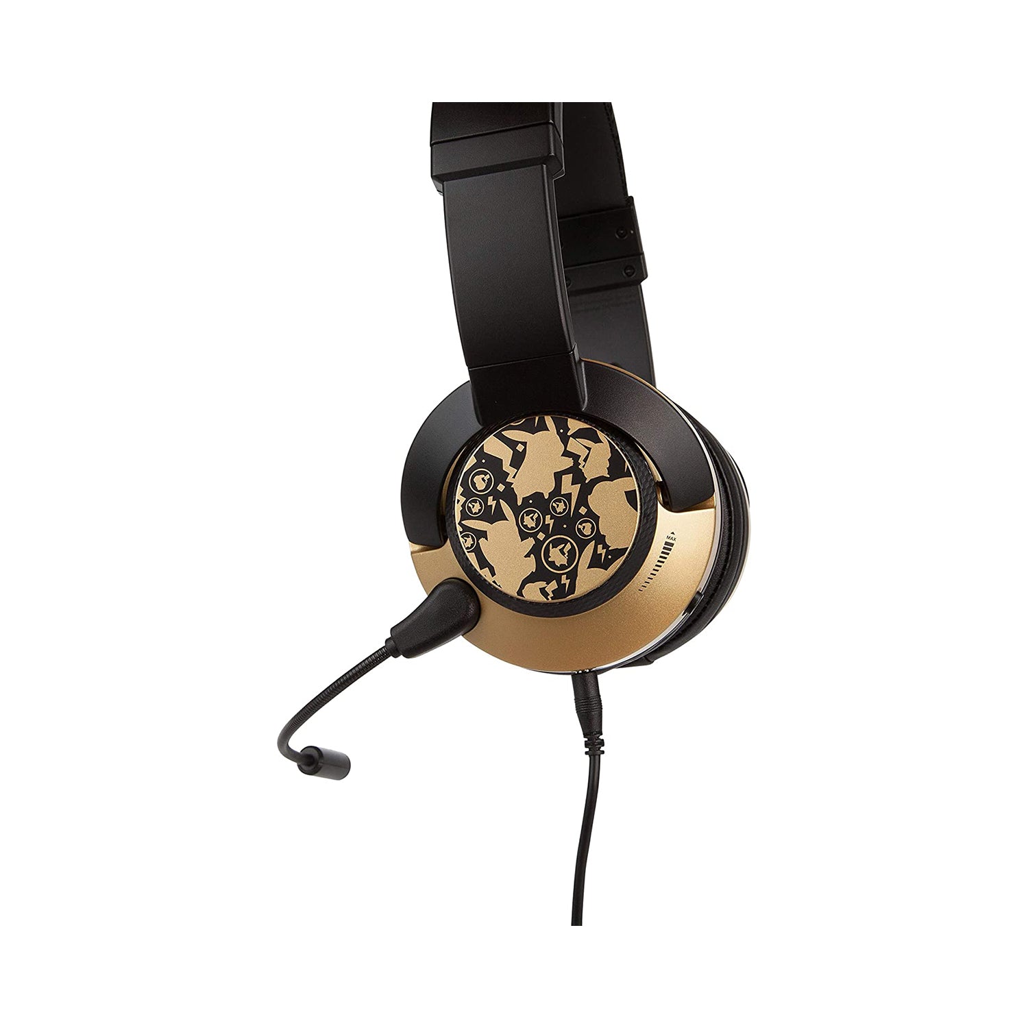 Audífonos Gamer Pikachu Dorado Pokemon Multiconsola Powera