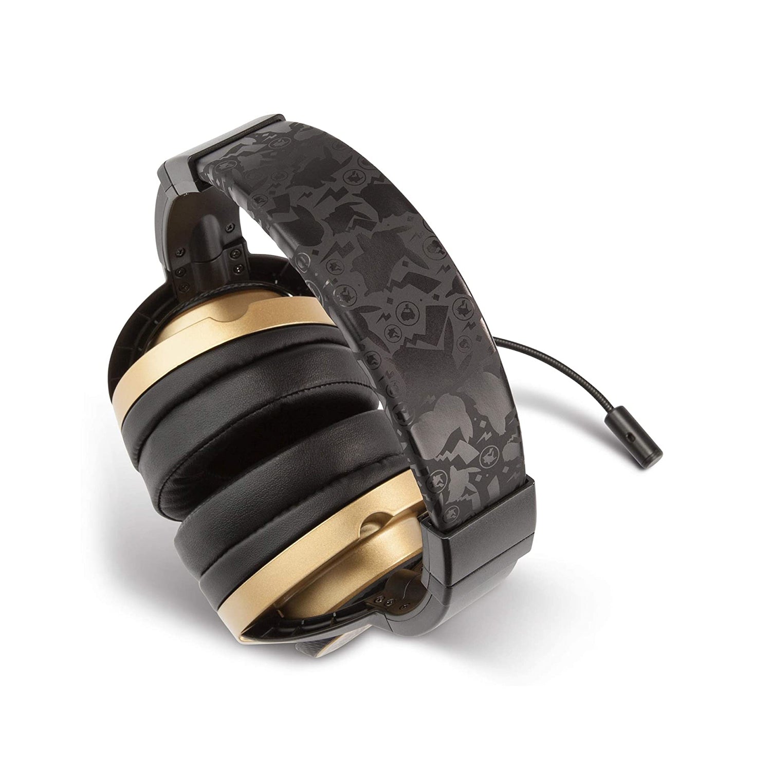 Audífonos Gamer Pikachu Dorado Pokemon Multiconsola Powera