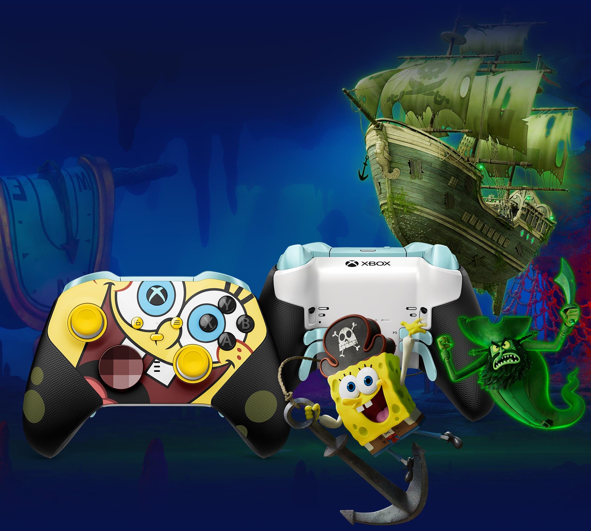 control xbox elite bob esponja edición limitada