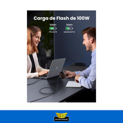 Cable De Carga Usb-c 2.0 A Usb-c 2.0 3m Gris Premium Ugreen