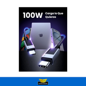 Cable De Carga Usb-c 2.0 A Usb-c 2.0 3m Gris Premium Ugreen