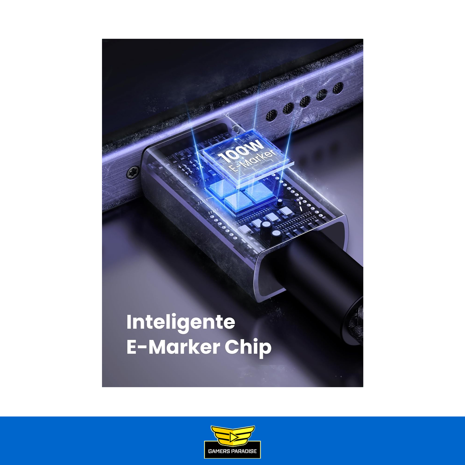 Cable De Carga Usb-c 2.0 A Usb-c 2.0 3m Gris Premium Ugreen