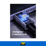 Cable De Carga Usb-c 2.0 A Usb-c 2.0 3m Gris Premium Ugreen