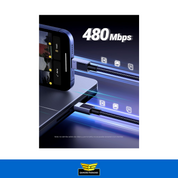 Cable De Carga Usb-c 2.0 A Usb-c 2.0 3m Gris Premium Ugreen