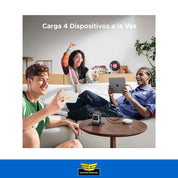 Cargador Usb C 100w Gan Carga Rápida Ugreen Uno Rg 4 En 1