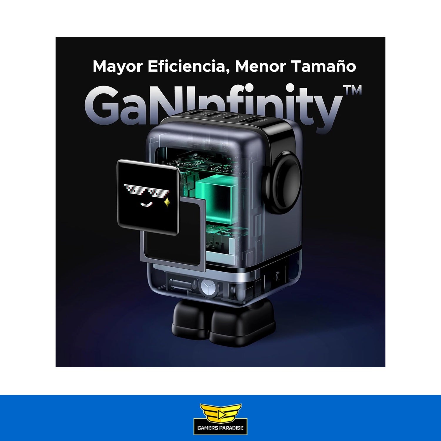 Cargador Usb C 100w Gan Carga Rápida Ugreen Uno Rg 4 En 1