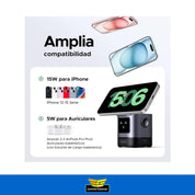 Cargador Inalámbrico iPhone Magsafe Ugreen Uno 2 En 1