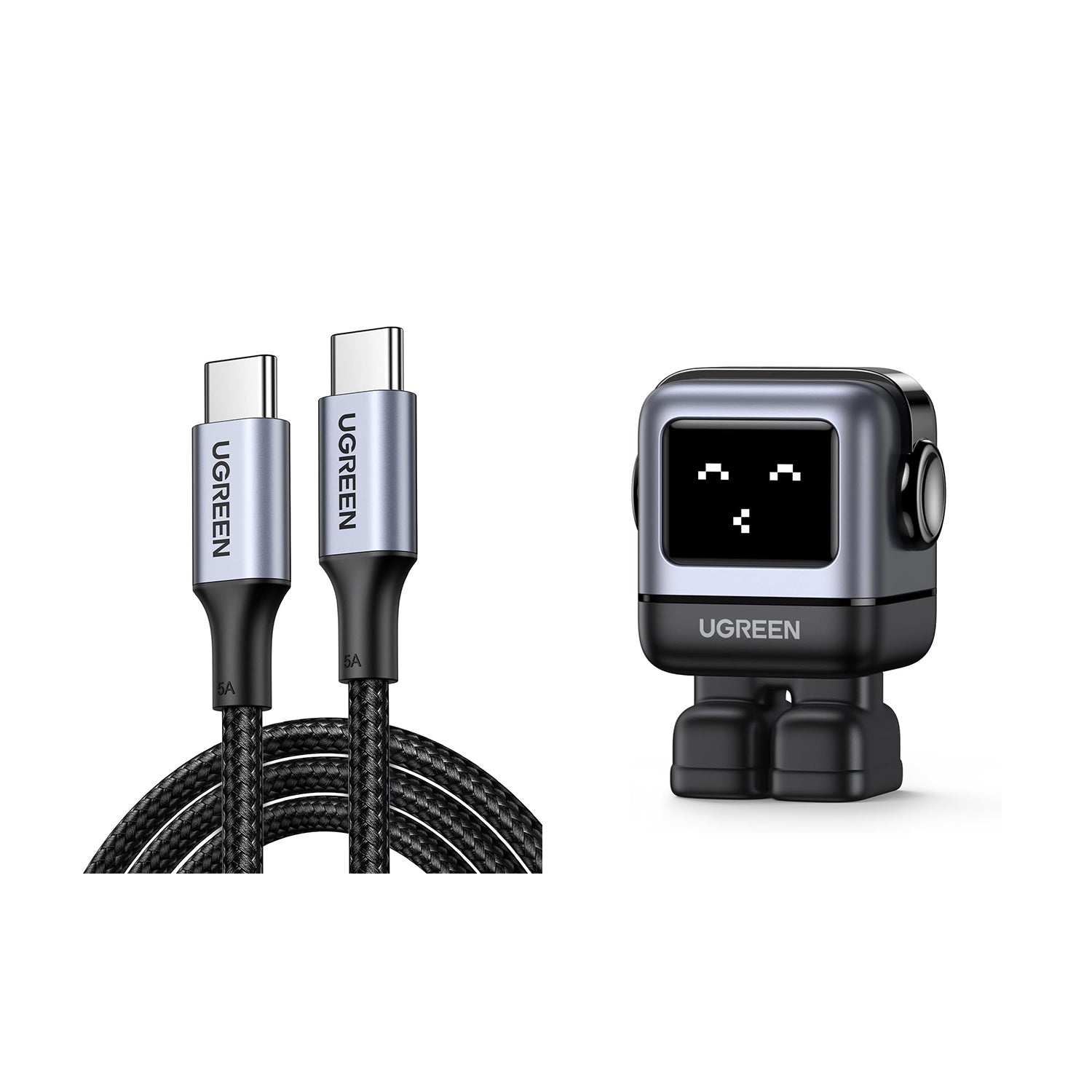 Cargador Celular Usb C 65w Con Cable Usb C 100w 3mts Ugreen