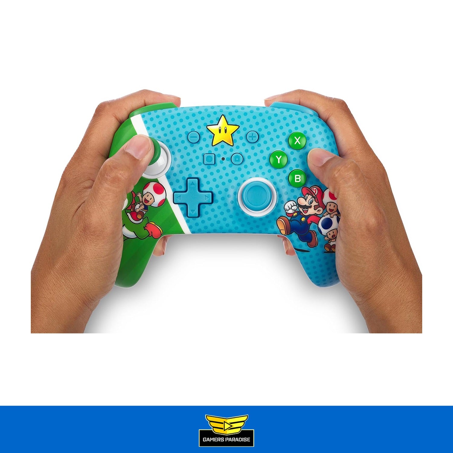 Control Nintendo Switch Inalámbrico Mario Super Star PowerA