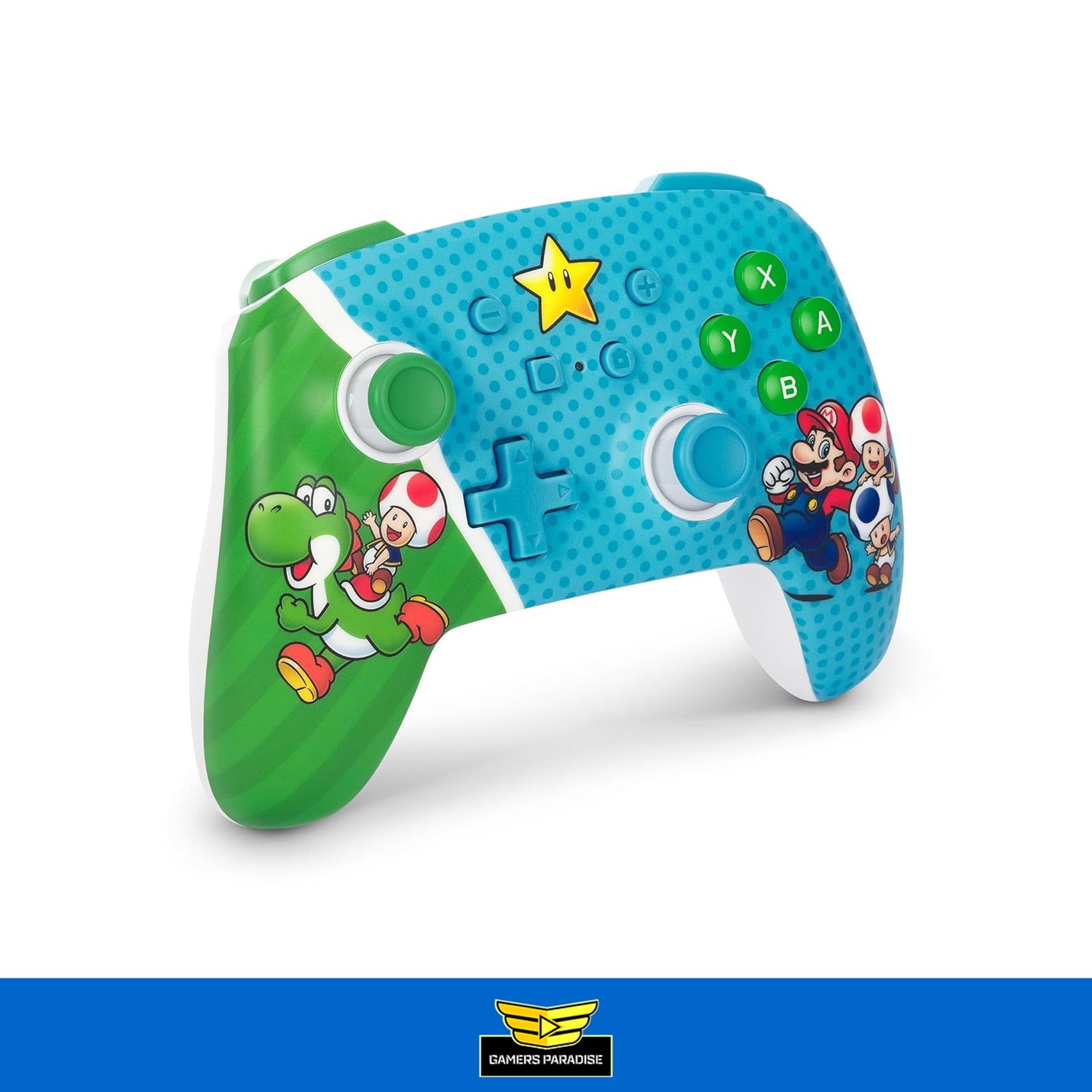 Control Nintendo Switch Inalámbrico Mario Super Star PowerA