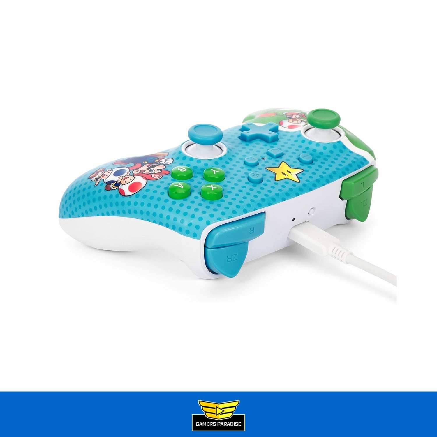 Control Nintendo Switch Inalámbrico Mario Super Star PowerA