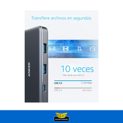 Hub Adaptador Usb C Anker Powerexpand+ 7 En 1 Pc Mac