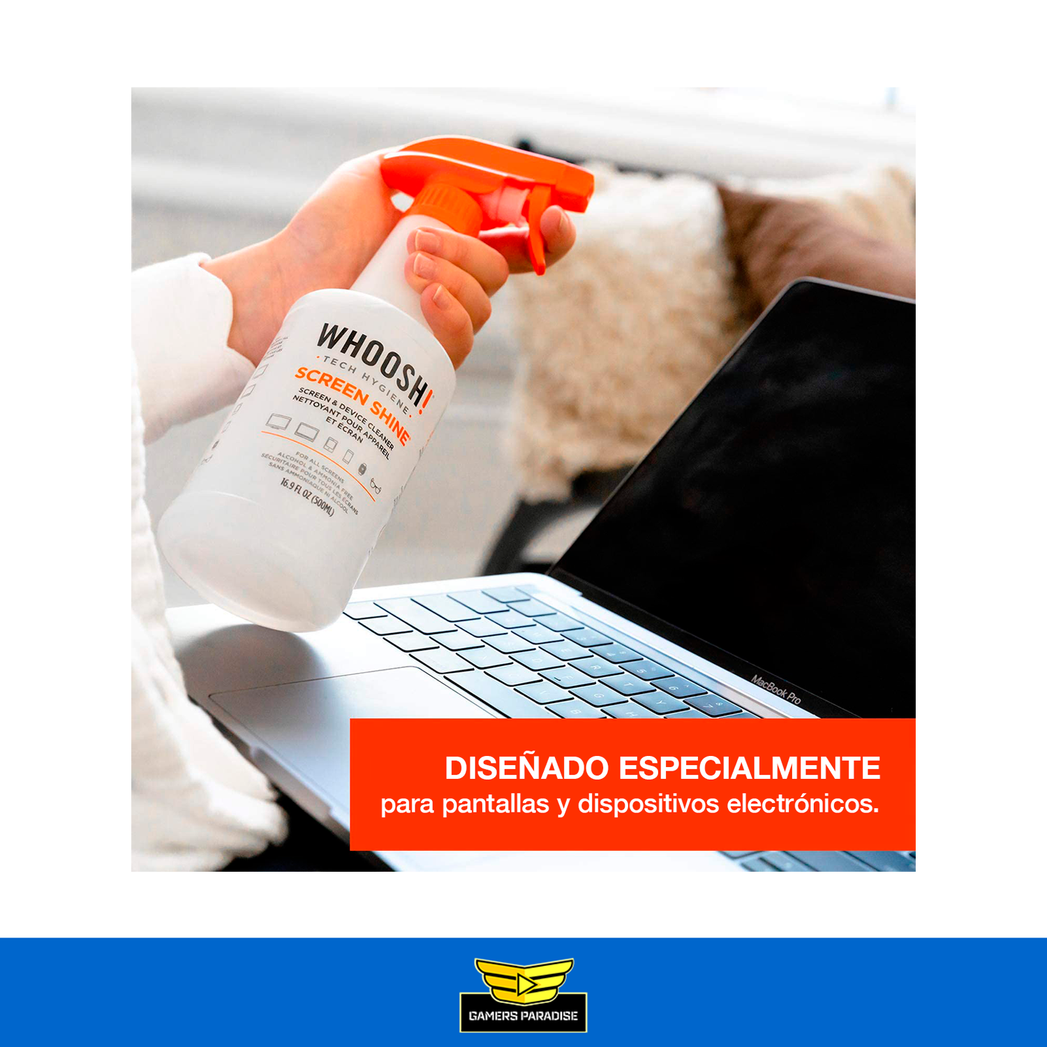 Limpiador De Pantallas Whoosh Screen Shine Pro Kit Grande