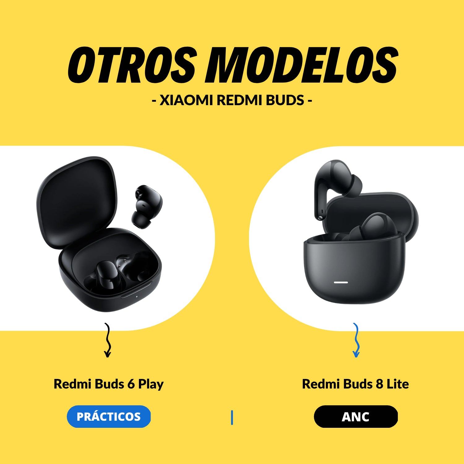 Audífonos Inalámbricos Xiaomi Redmi Buds 8 Pro Negro