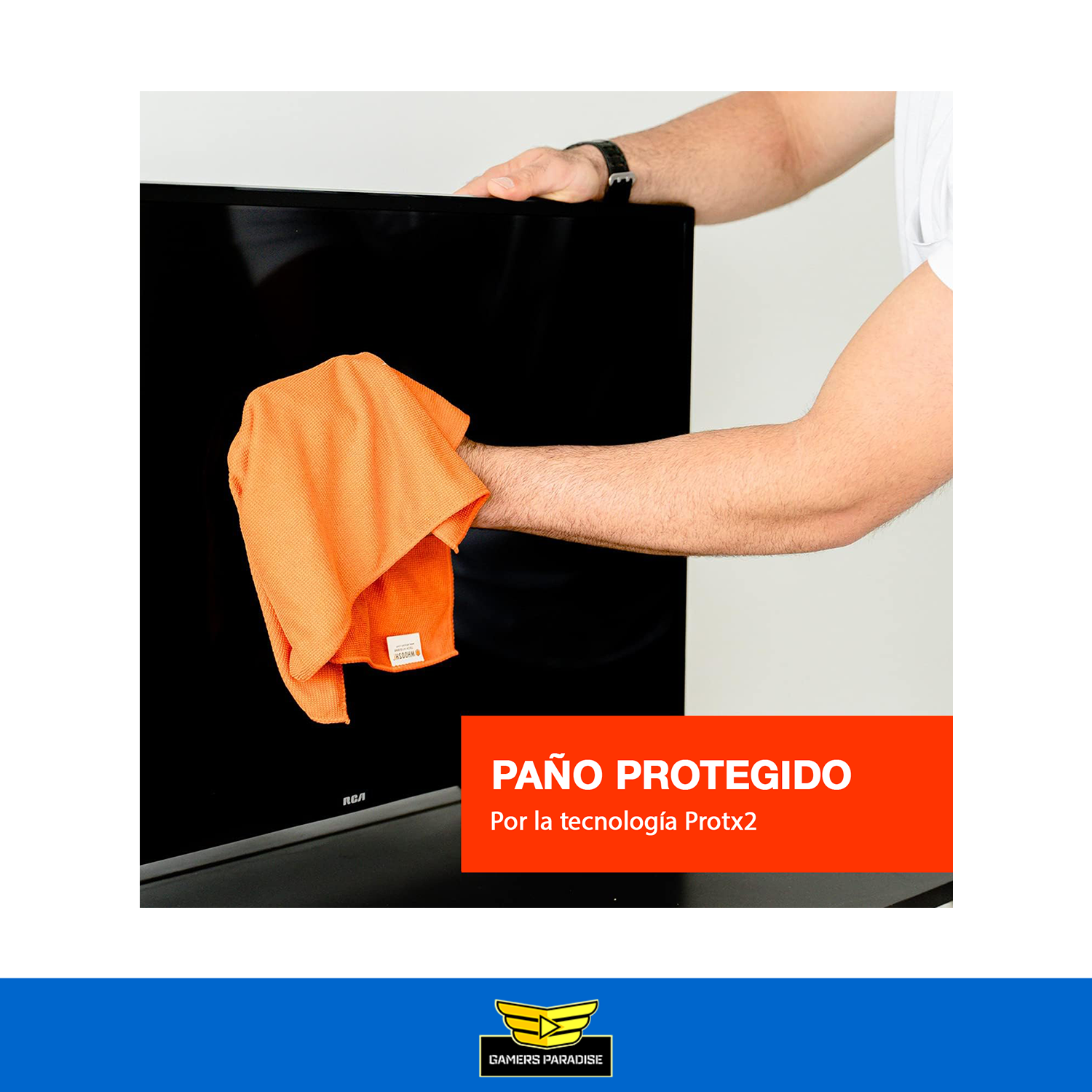 Paños Microfibra Antibacterial Premium Whoosh Paquete Por 3